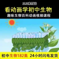 看动画学初中生物（核心内容解析）